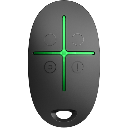 Брелок для управління охоронною системою Ajax SpaceControl Black