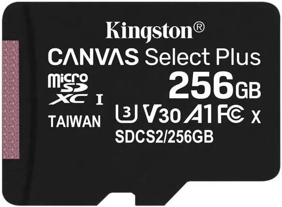 Карта пам'яті Kingston Canvas Select Plus MicroSDXC 256 GB UHS-1 Class 10 A-1
