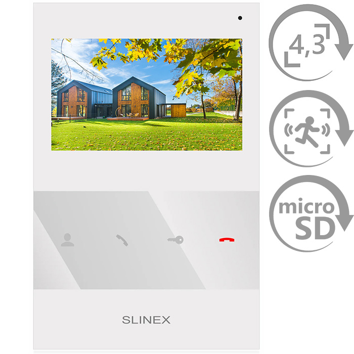 Відеодомофон SLINEX SQ-04M White