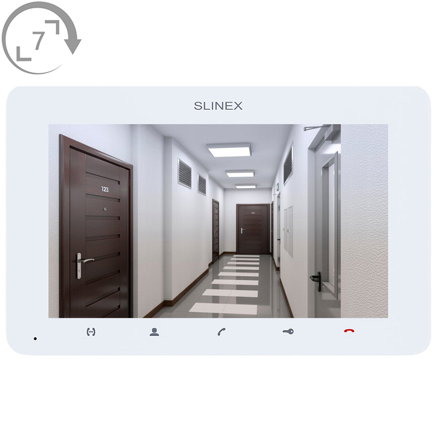 Відеодомофон SLINEX SM-07 White