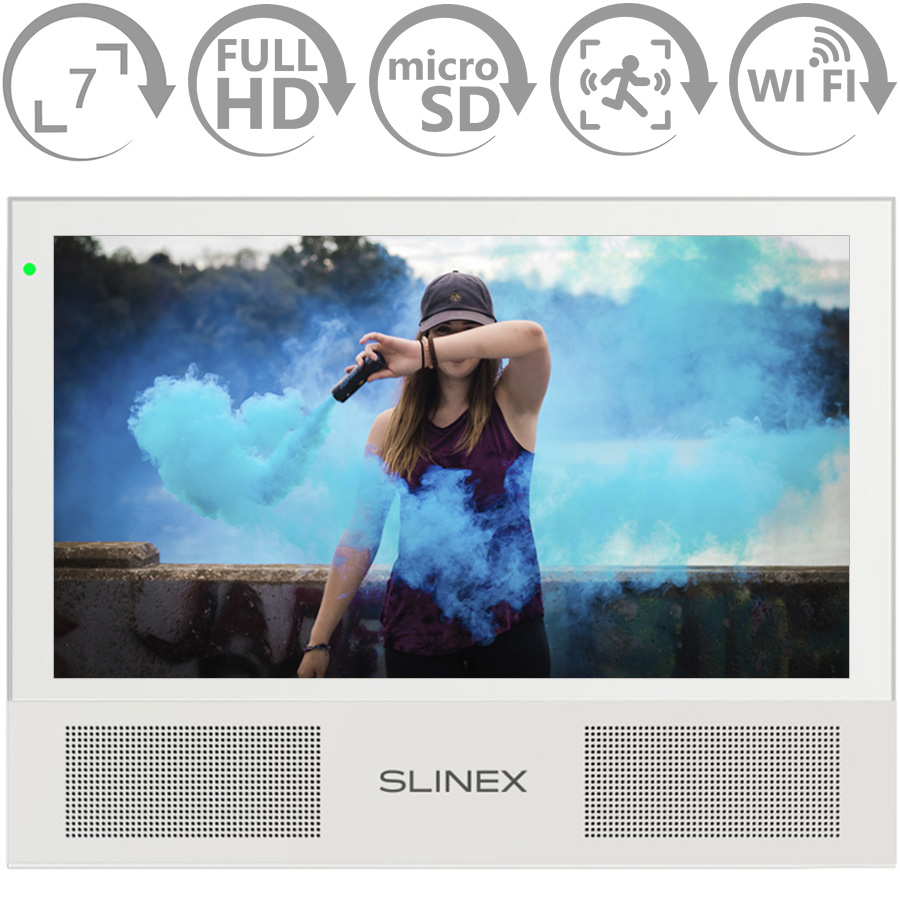 Відеодомофон SLINEX Sonik 7 Cloud White