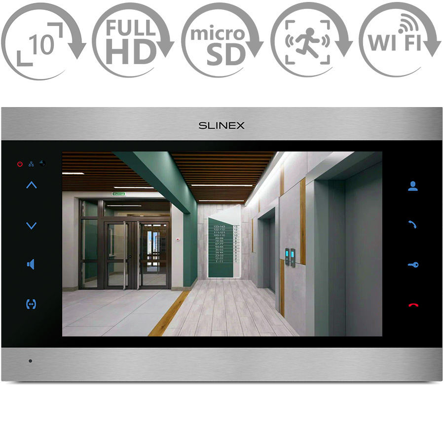 Відеодомофон Slinex SL-10N Cloud Black